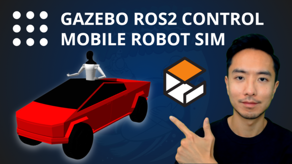 ROS2 Wheeled Mobile Robot Gazebo Simulation