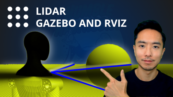 ROS2 Lidar in Gazebo and Rviz