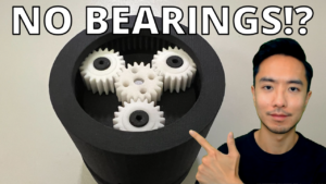 3D Printed Planetary Gearbox (NO BEARINGS!?)