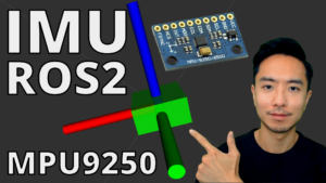 MPU9250 IMU with ROS2 on Raspberry Pi for Rviz IMU Data Visualization