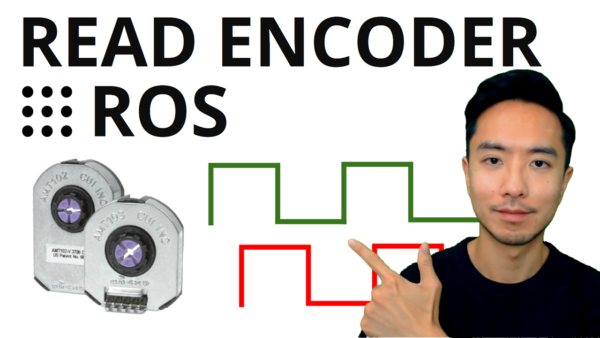Read Encoders from Arduino & ROS on Jetson Nano (CUI AMT102-V Capacitive Encoder)
