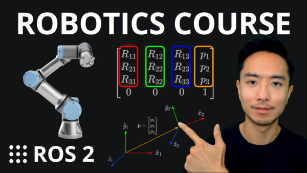 Robotics Course Bundle: Theory and ROS 2 with UR Robot