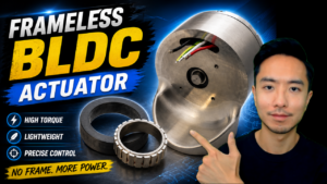 Custom Robotic Joint Design using a Frameless Brushless Actuator